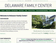Tablet Screenshot of delawarefamilycenter.com